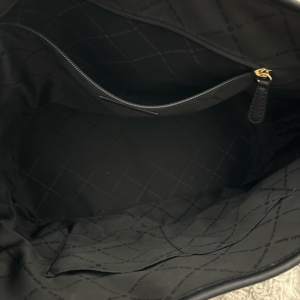 Michael Kors Black Leather Tote Bag - Picture 5 of 5